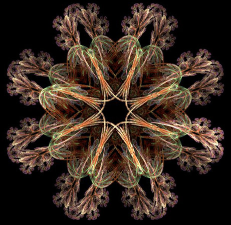 fractal flame pattern